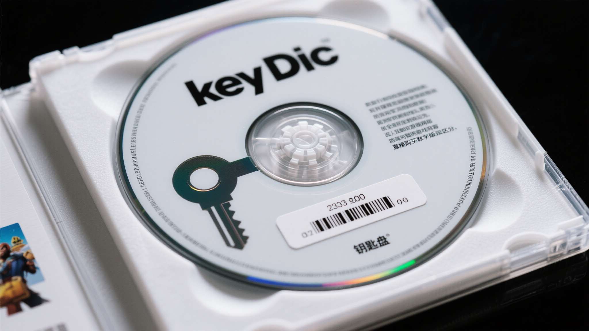 "钥匙盘"（Key Disc）是近年来游戏发行商频繁使用的一种实体发行方式。表面
